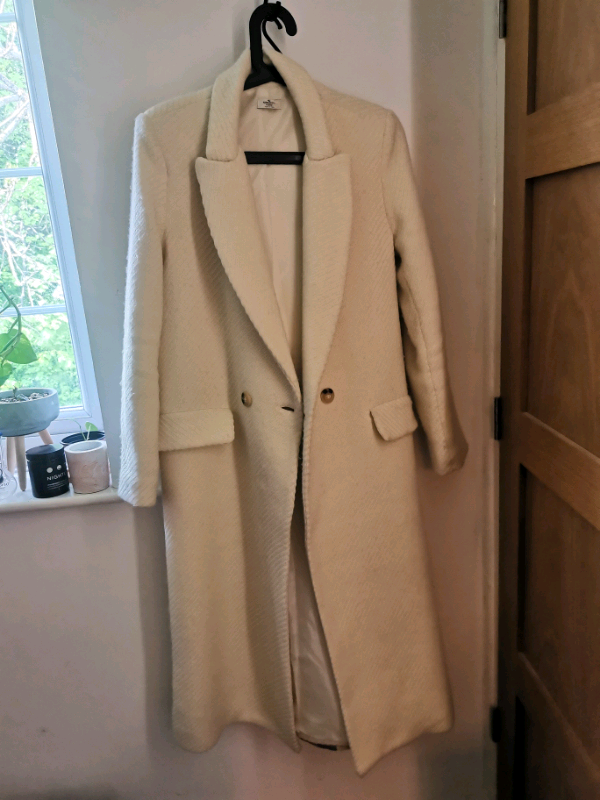 cream wool coat uk